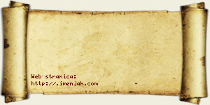 Jovana Tomović vizit kartica